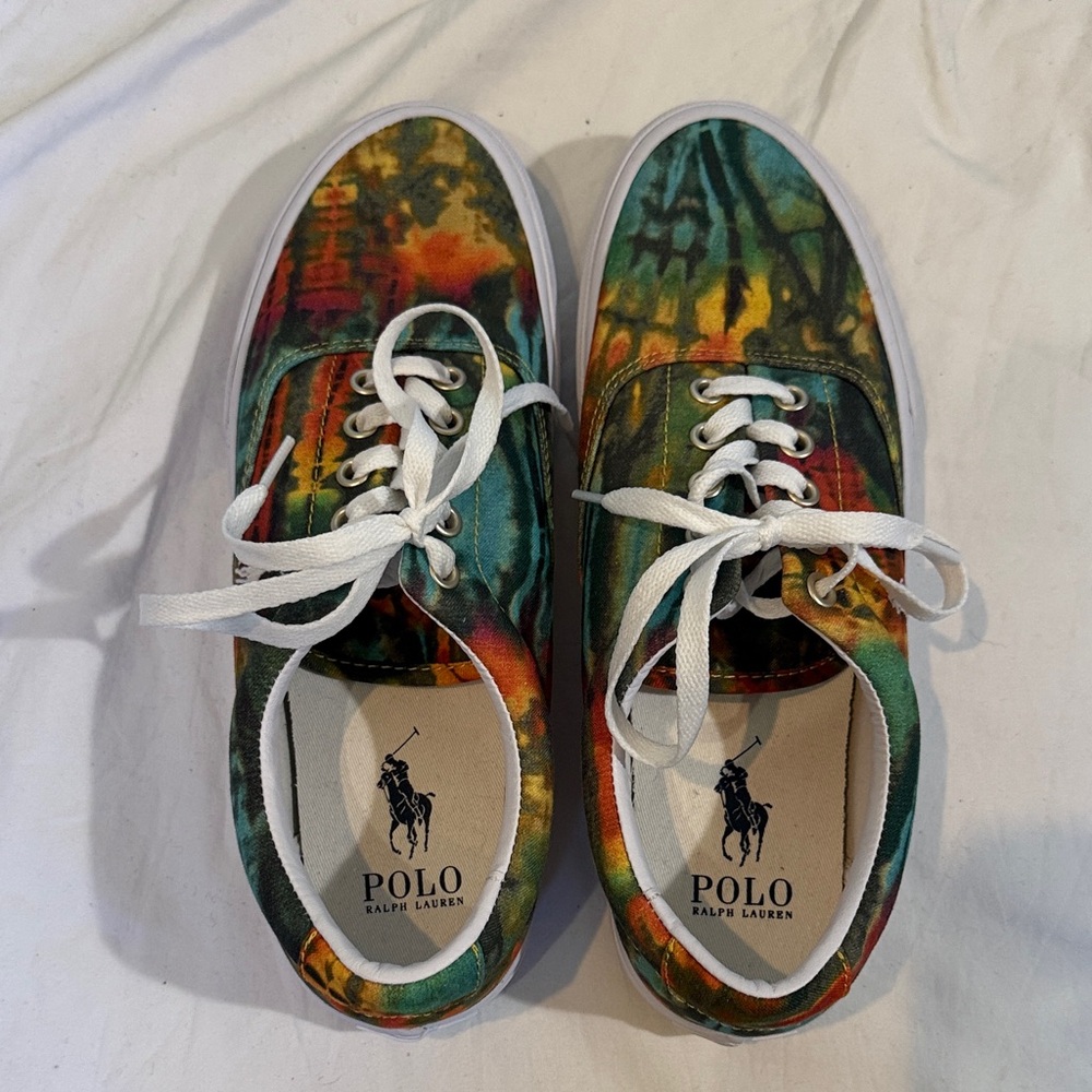 Polo by Ralph Lauren Keaton Pony Multicolor Tie-Dye Sneakers